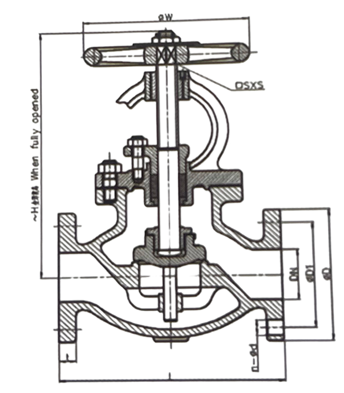 Drawing of JIS F7313 Globe Valve.jpg